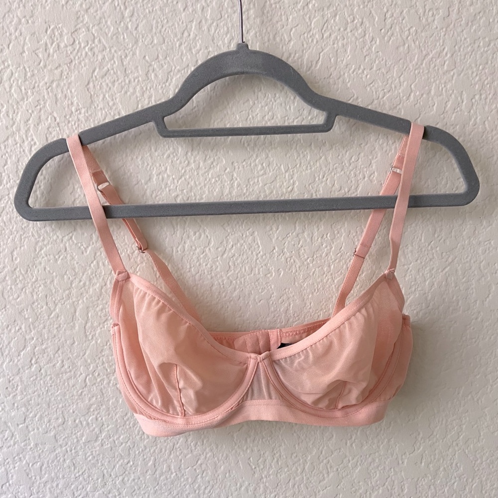 ASOS DESIGN Fuller bust eden mesh underwire bra